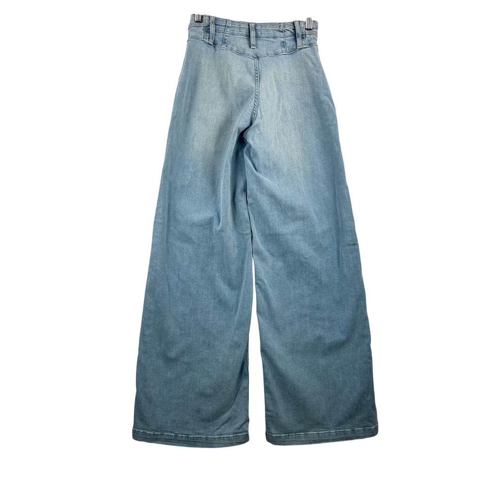 We The Free Libre Jeans sz 25 Wide Leg High Rise boho western 90s Y2K - Picture 3 of 10